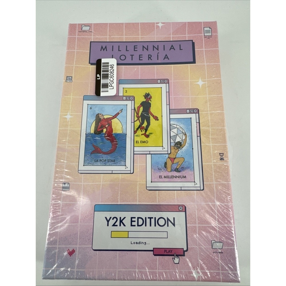 Millennial Lotería Y2K Edition a Blend of Mexican Bingo & Late 90's Nostal NEW